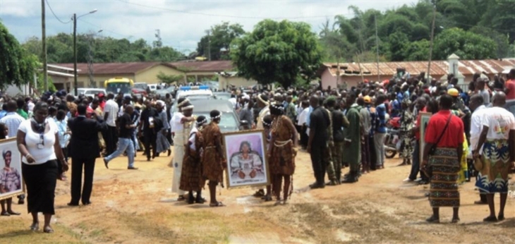 Rappelée à Dieu le 25 Mars 2011 - La mère de Robert Mambé repose en paix à Abiaté